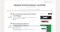 Desktop Screenshot of freshknowledgecenter.com